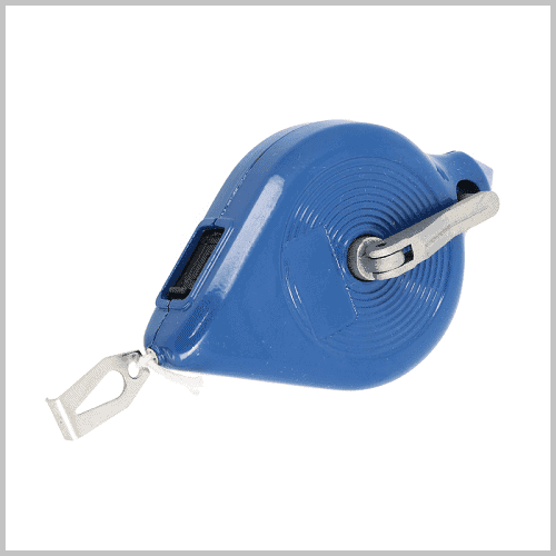 Cordeau traceur métallique laqué bleu- lg 30m-standard Wilmart - réf.  320100 - Rubix